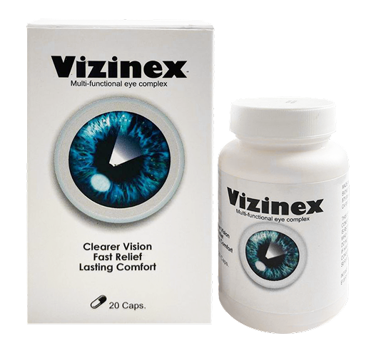 Envase del suplemento Vizinex